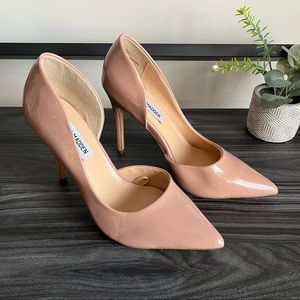 Steve Madden  blush mauve patent leather pumps